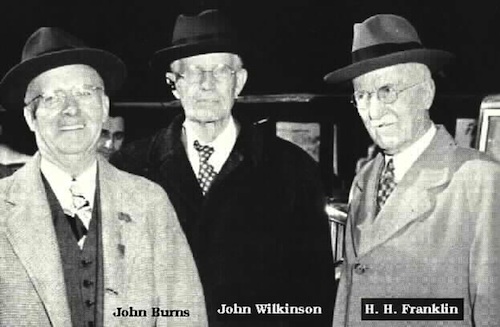John Burns, John Wilkinson, and Herbert H. Franklin